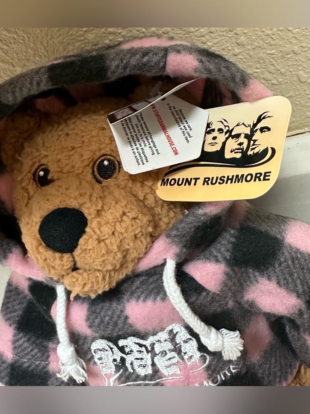 Adorable Mount Rushmore Teddy Bear Plush
